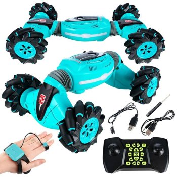 RC Stunt Car with Gesture Control, 4WD 360° Flip and Drift