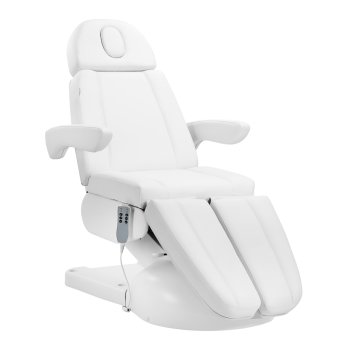 Azzurro Lux Electric Podiatry Chair with 3 Motors, White