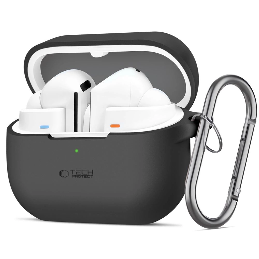 Tech-Protect Silicone Hook case for Samsung Galaxy Buds 3 / Pro - black
