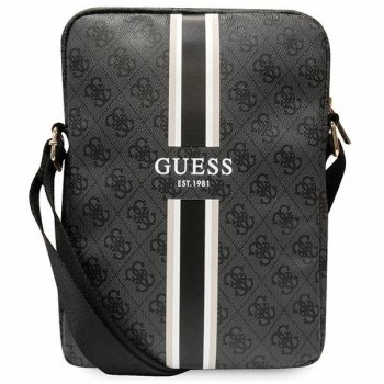 Guess Laptop Backpack Bag Rucksack, 10'', Black Stripes