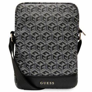 Guess Laptop Backpack Bag Rucksack, 10'', Black Gcube Stripe