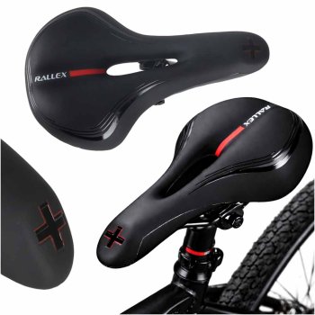 RALLEX Comfortable Sport Bicycle Saddle Bike Seat with Flexible Foam