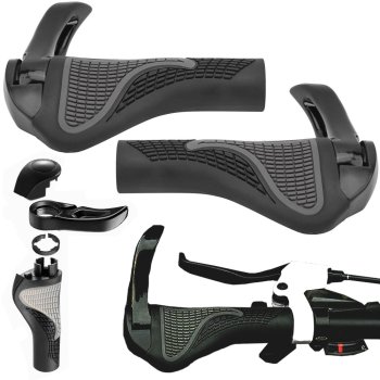 Bicycle Grip Handlebar Handles With Horns 2 pcs. With Horns