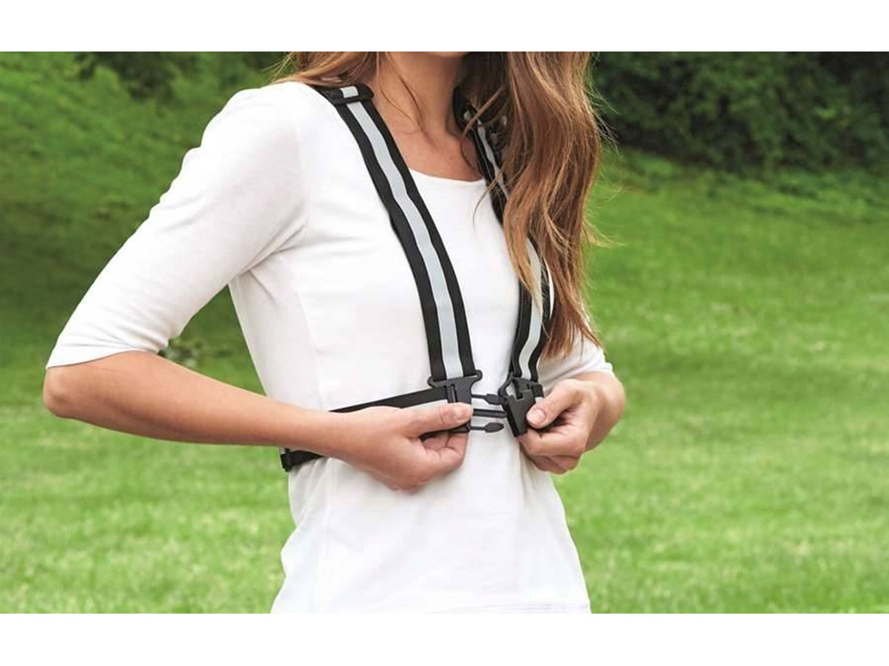 Reflective Safety Belt Vest for Motorcycle Bicycle Reflective Running Harness (3)