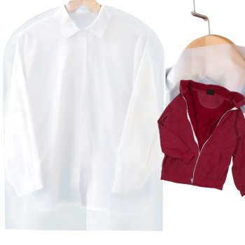 Garment cover 60x100 cm with hanger opening