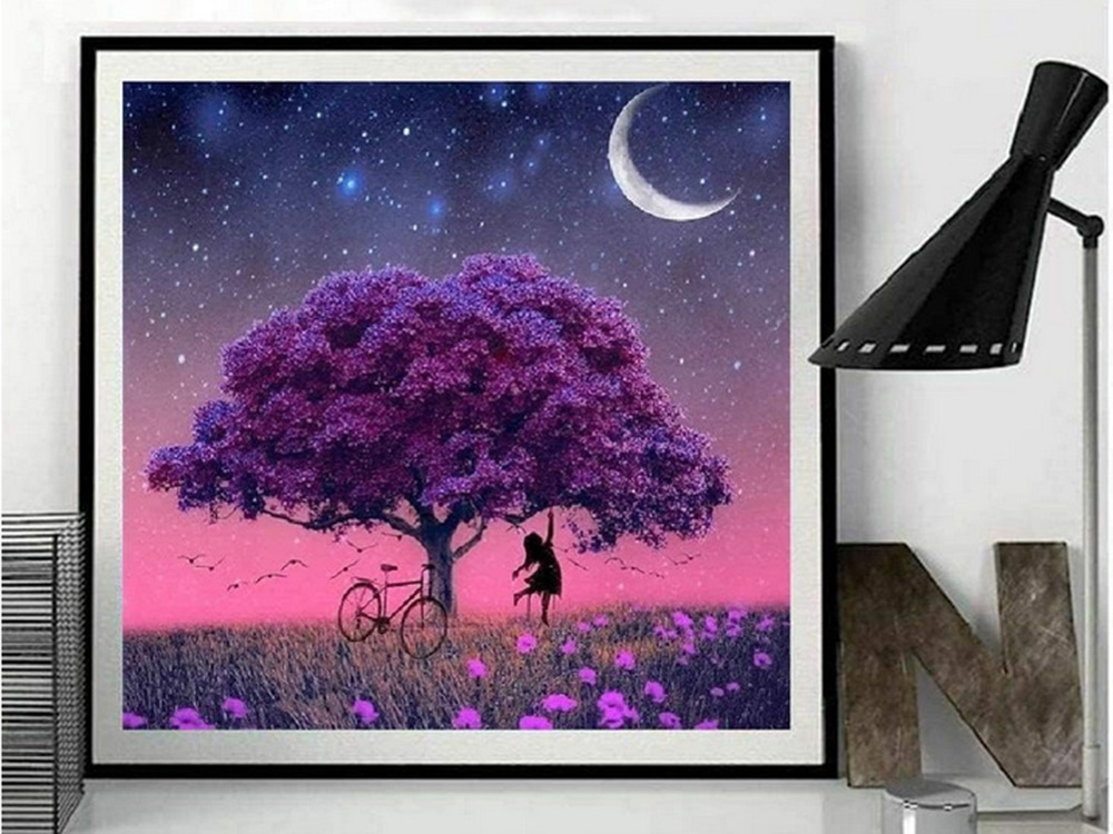 Diamond Mosaic Embroidery Kit Painting 5D 30x30 cm, Tree (4)