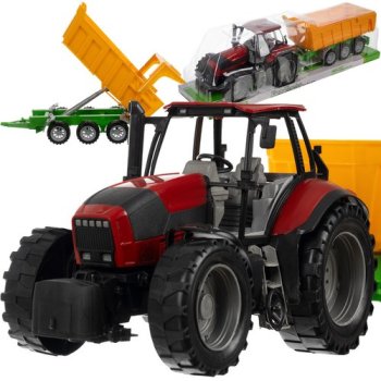 Friction Powered Farm Tractor with Tipping Trailer 24711