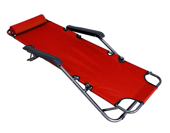 Garden - Beach Lounger, Sunbathing Lounge, Folding Chair, red (0)