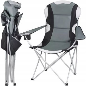 Trizand 23674 Fishing and Leisure Chair, Gray