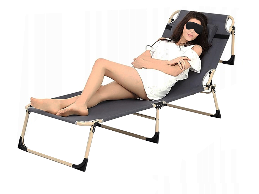 Tourist Military Camping Bed Folding Daybed with Adjustable Backrest (7)