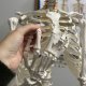 Anatomical model of the human skeleton 170 cm, on a stand