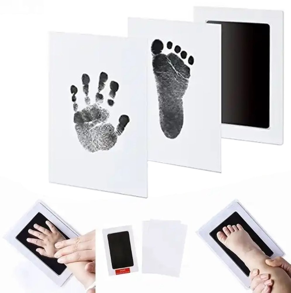 Non-marking Baby Hand Foot Print, Black (3)