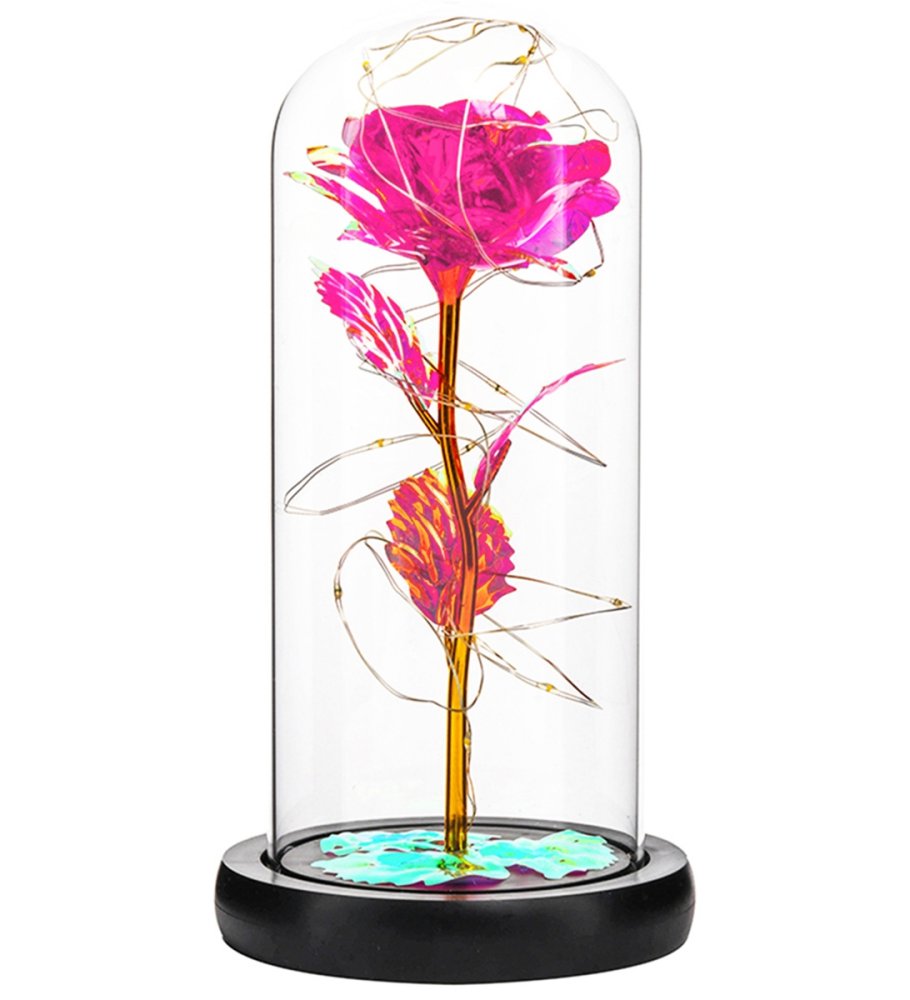 Eternal Rose in Glass LED, Pink (0)