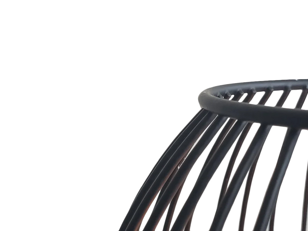 Decorative Metal Cage Candle Holder for Home and Patio, Black (0)