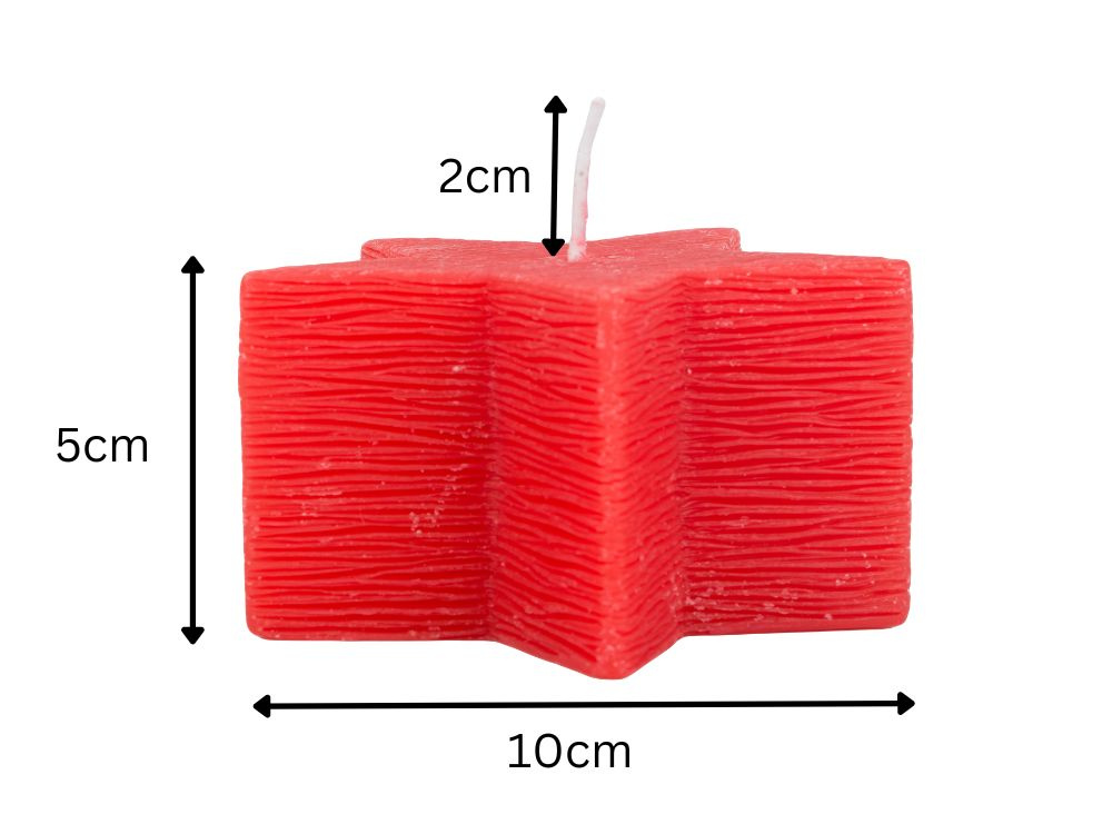 Star Shaped Scented Christmas Candle for Holiday Home Decor (3)