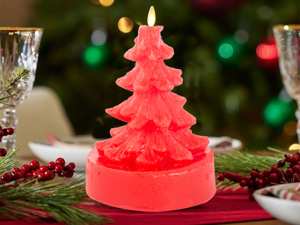Christmas Tree Scented Candle, Festive Holiday Decoration (0)