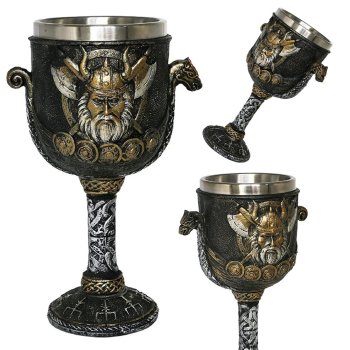 Decorative Cup Bowl Stainless Steel Viking Mug