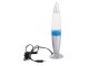 Nightlight Decorative Lamp Lava, Silver-Blue