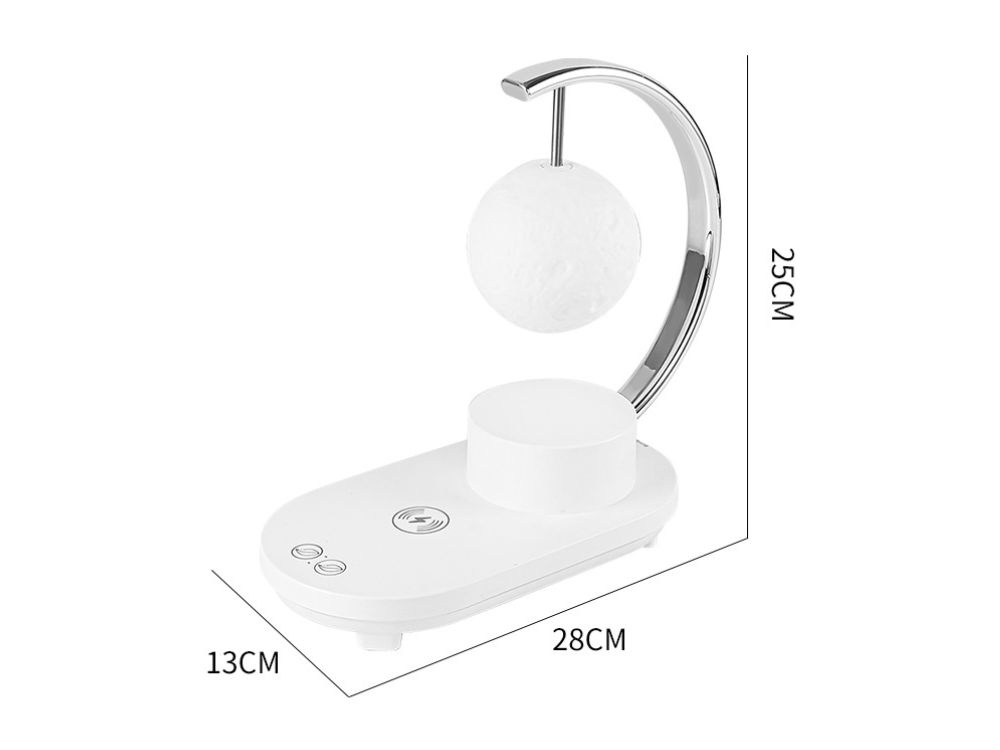 RGB Moon Lamp with 10W Wireless Charger & Bluetooth Speaker (2)