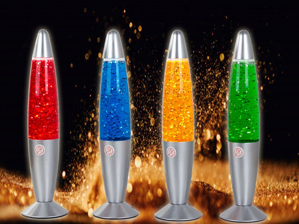 Nightlight Decorative Lamp Lava with Glitter, Random Color (1)