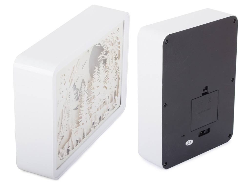 Bedside Lamp RGB LED 3D Light Box with Remote Control (5)