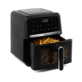 Huslog Air Fryer 5L, 1500W Digital Oil-Free Cooker with 10 Cooking Presets