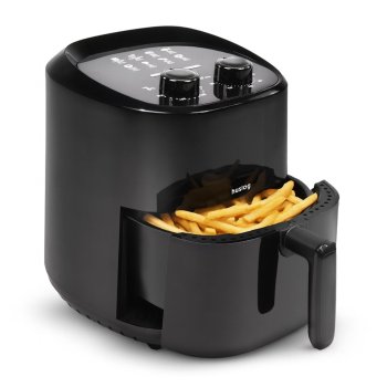 Air Fryer Huslog 1400W, 3.5L Oil-Free Cooker for Healthy & Crispy Meals
