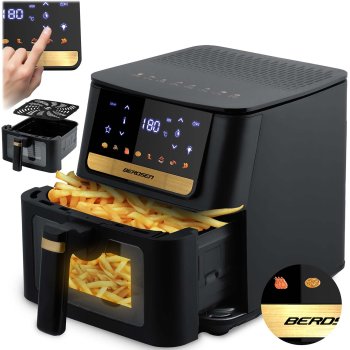 Berdsen BD-655 Digital Air Fryer 6.5L 1700W, Black
