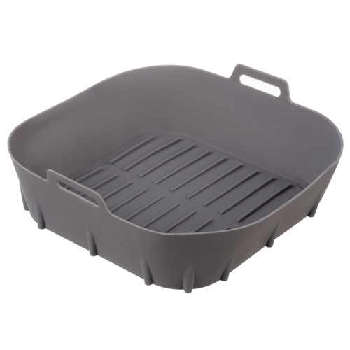 Silicone Insert for Oil-Free Air Fryer, Gray, 20 x 20 cm (3)