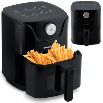 Air Fryer Berdsen BD-654, 2.5 L, 1000 W, Black