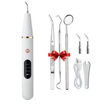 Ultrasonic Dental Scaler & Tartar Remover Kit, White
