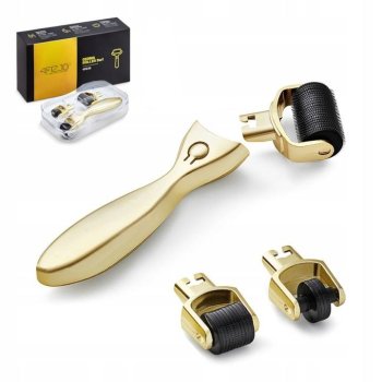 4FIZJO Derma Roller Face and Body Massager Needle Mesotherapy, 3in1