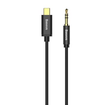 Baseus Yiven Audio Cable USB Type C to Mini Jack AUX 3,5mm, 1.2m, Black