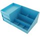 Practical desk organizer with two drawers and compartments