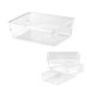 Acrylic Drawer Organizer Set of 25 Bins, 4 Sizes for Storage, Clear