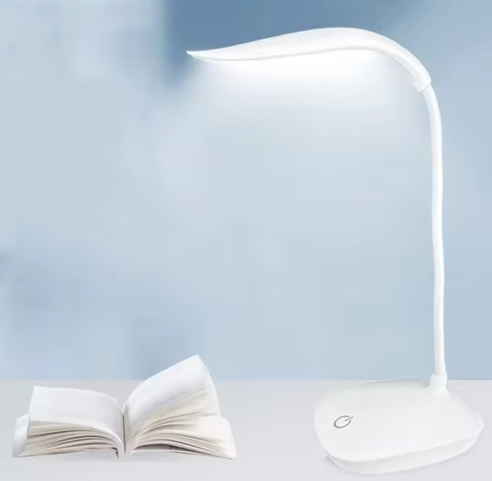 Rechargeable Sensory RGB LED Desk Lamp, White (2)