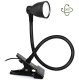 LED Reading Clip Lamp Light with Clip, Black