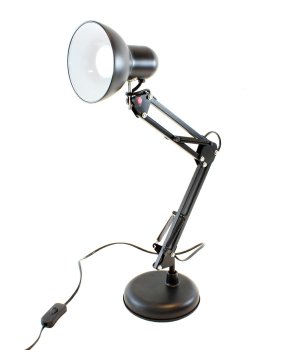 Adjustable Desk Lamp Folding Reading Night Table Lamp E27, Black
