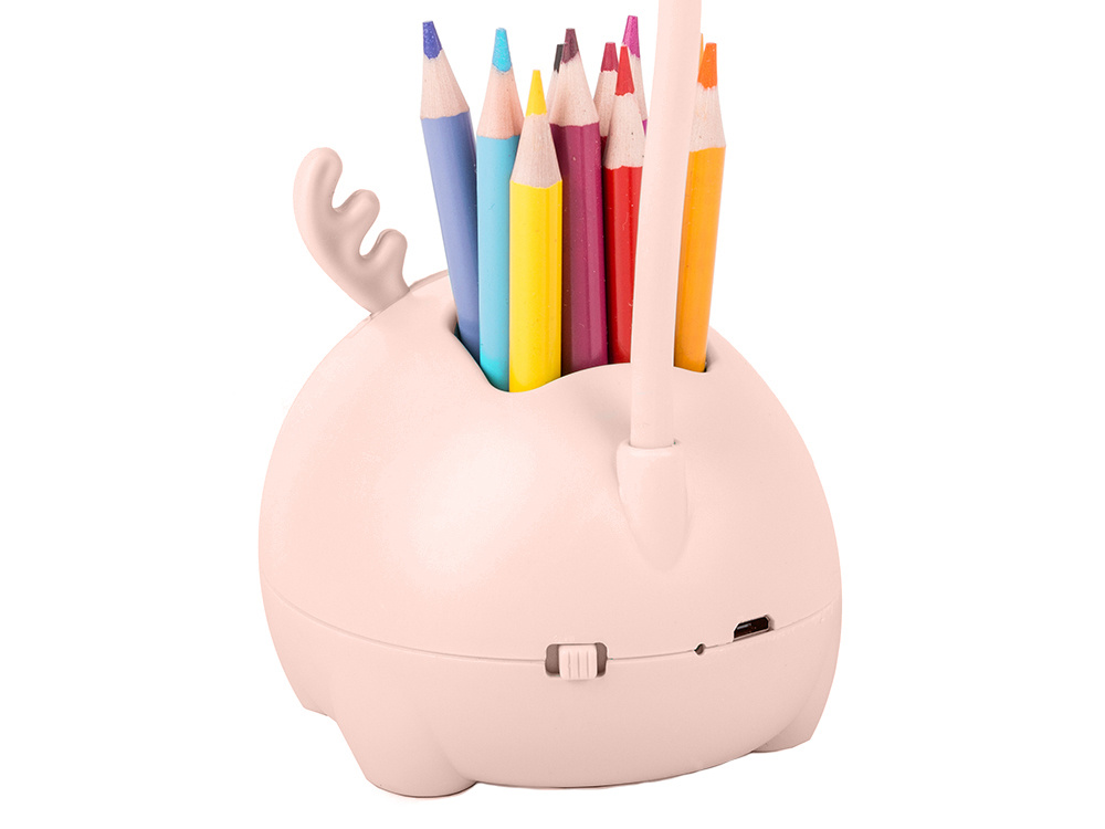 Kids LED Night Lamp Desk Lamp Reading Light, Pink (5)