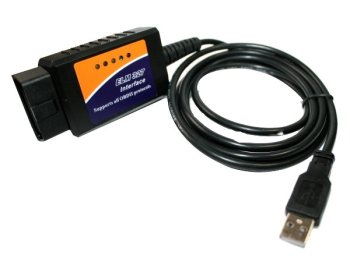USB Car Diagnostics Tool Scanner Code Reader ELM327 OBDII OBD2 v1.5