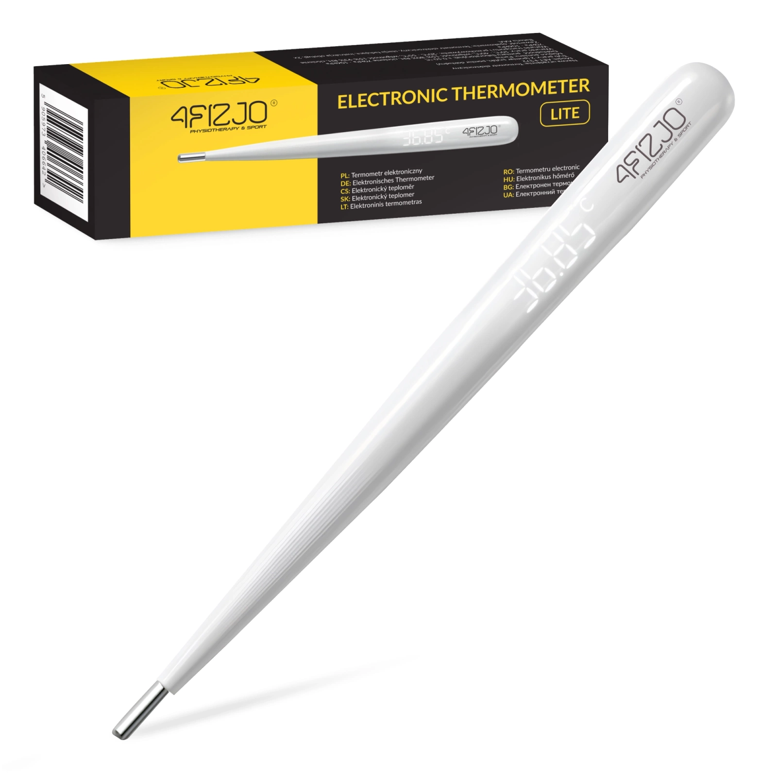 4FIZJO LITE Digital Thermometer for Fast 15-Second Reading with Charging Case