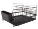 Dish Drying Rack Two-tier 2-Level Dish Dryer, Black