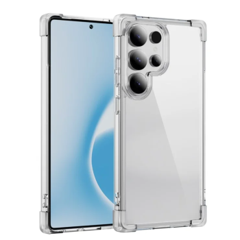 Samsung Galaxy S25 Ultra ( SM-S938 ) Anti-slip 4 Corners Shockproof Cover Case, Transparent