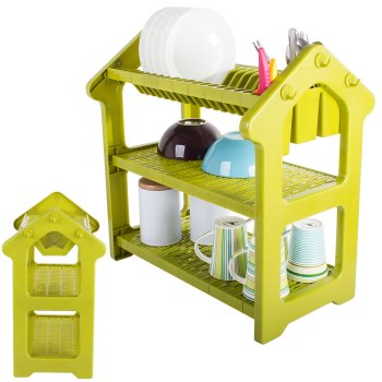 3-Level Kitchen Dish Dryer, Drying Rack, Drainer