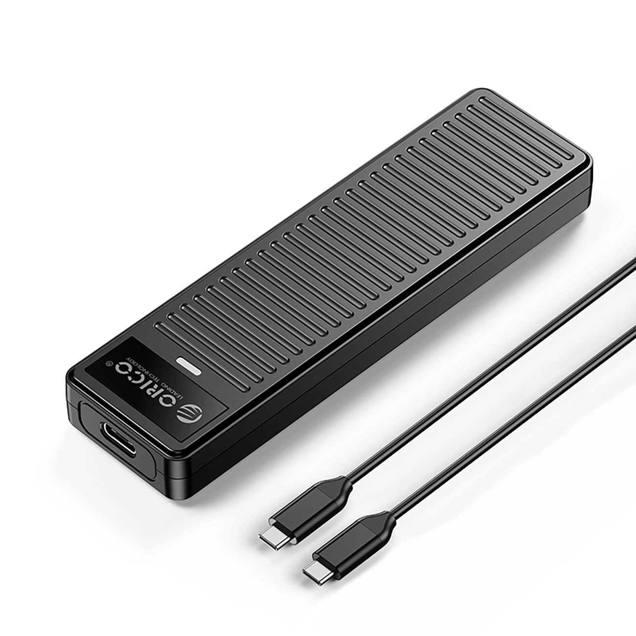 M.2 NVME USB-C 3.2 10Gbps disk bay - gray