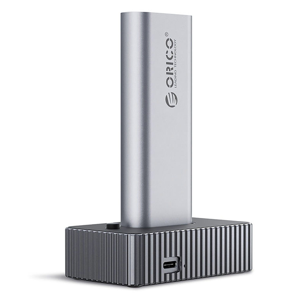 M.2 NVME drive docking station - gray