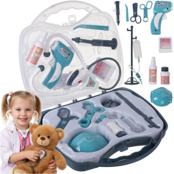 Kids Vet Kit with Plush Dog and Pet Carrier Playset 26511