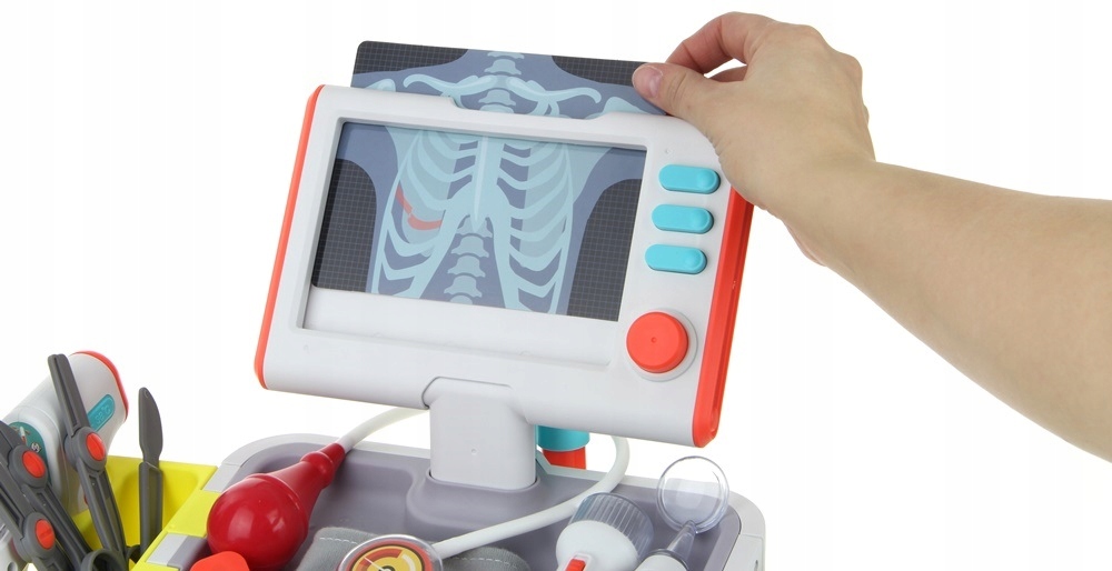 Toy Doctor Play Kit for Kids Pretend Medical Station Set with Accessories (14)