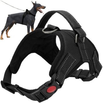 Adjustable No-Choke Dog Harness L with Control Handle