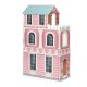Large Wooden Dollhouse with Furniture ECOTOYS, 3 Levels 106 cm